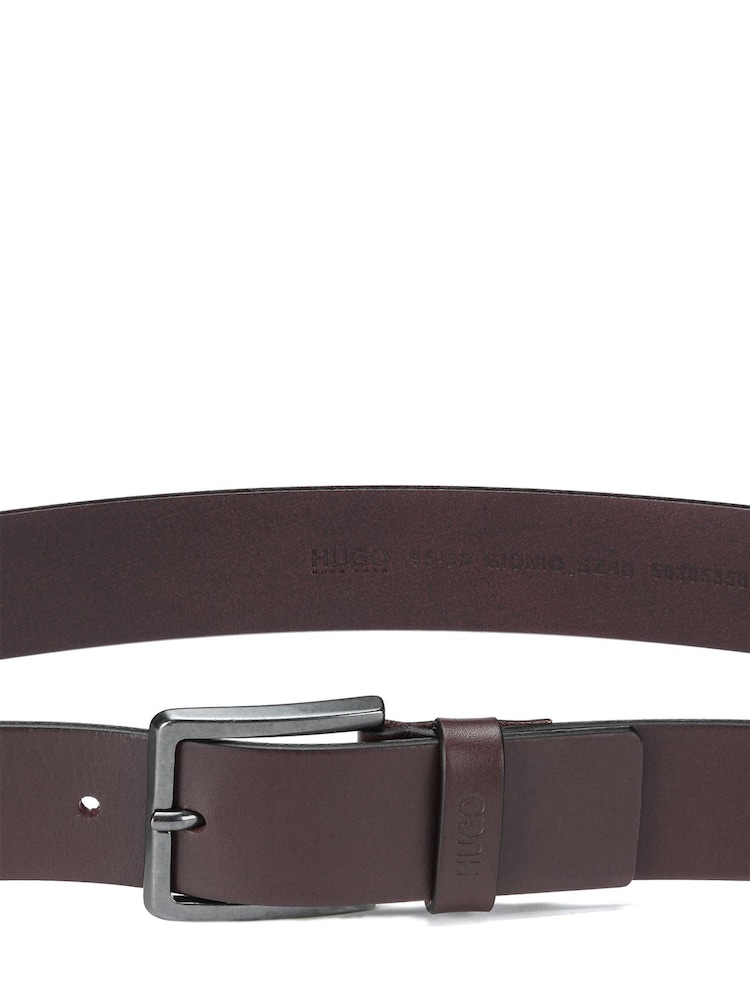 HUGO Brown Gionio Belt - Image 2 of 5