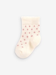 rožnata pikčast; pikast - Otroške nogavice 5 Pack (0mths-2yrs) - Slika 3 iz 7