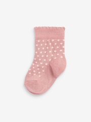 rožnata pikčast; pikast - Otroške nogavice 5 Pack (0mths-2yrs) - Slika 6 iz 7