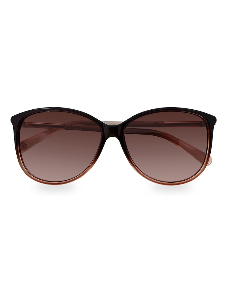 Ted Baker Chocolate Brown Raven Chocolate Sunglasses - Image 1 of 3