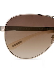 Ted Baker Gold Oliver Sunglasses - Image 3 of 4