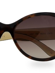 Ted Baker Brown Tortoiseshell Agnes Sunglasses - Image 3 of 4