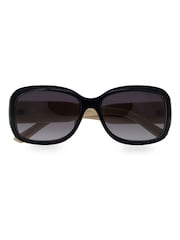 Ted Baker Navy Blue/Cream Tortoiseshell Charlotte Sunglasses - Image 2 of 3
