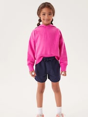 Navy Jersey Shorts (3-16yrs) - Image 1 of 4