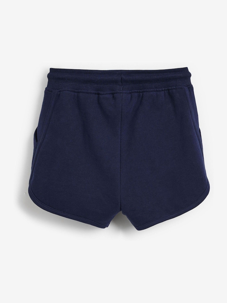 Navy Jersey Shorts (3-16yrs) - Image 3 of 4