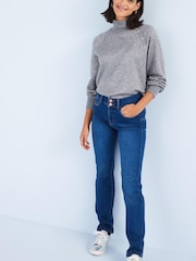 Mid Blue Shape Enhancer Slim Jeans - Image 1 of 5