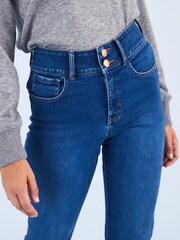 Mid Blue Shape Enhancer Slim Jeans - Image 4 of 5