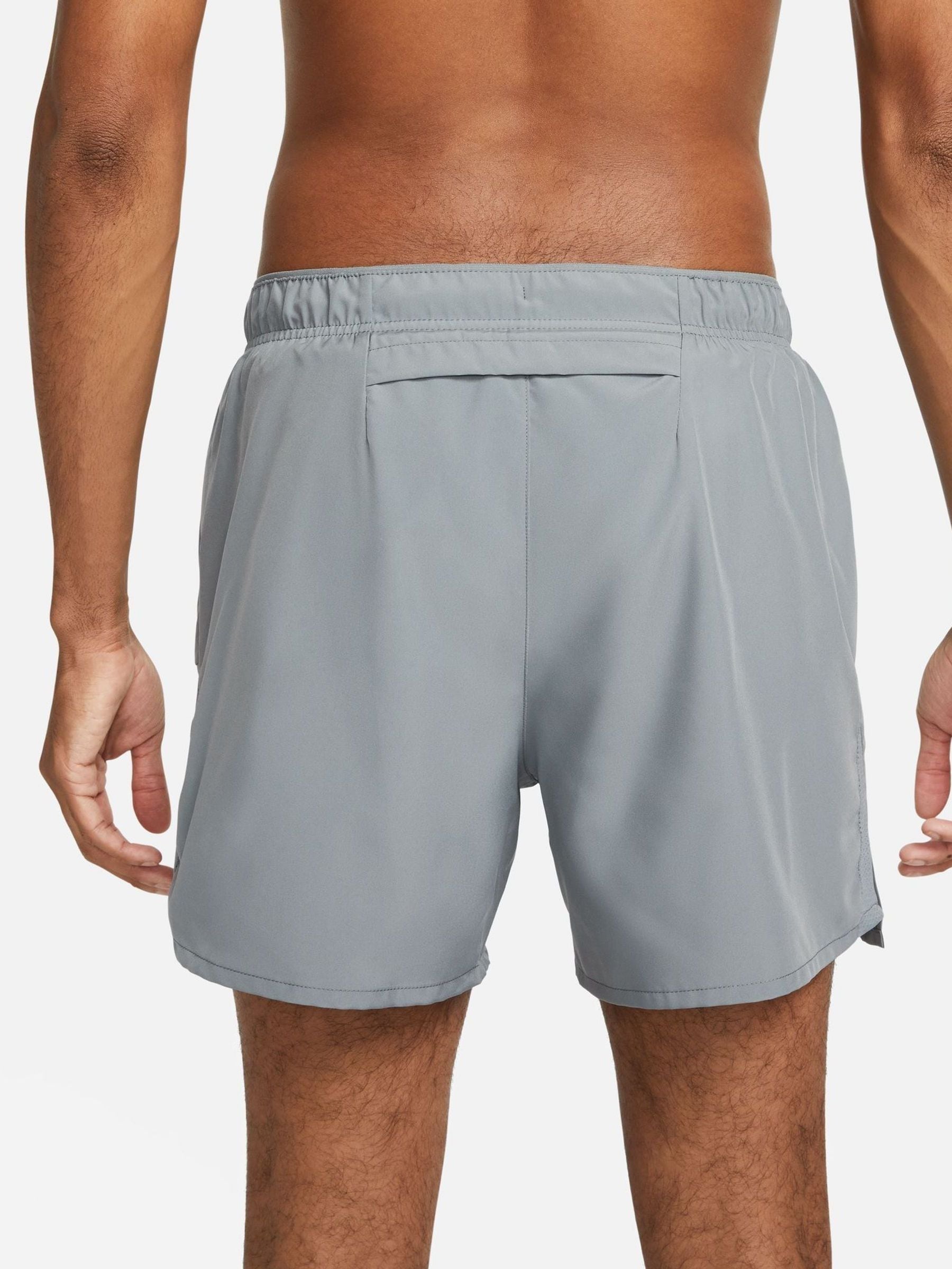 Buy Nike Light Grey Dri FIT Challenger 5 inch Brief Lined Running Shorts from the Next UK online shop