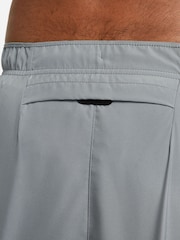 Nike Light Grey Dri-FIT Challenger 5 inch Brief Lined Running Shorts - Image 7 of 9