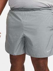 Nike Grey 7 Inch Challenger Dri-FIT 7 inch Briefs Lined Running Shorts - Image 8 of 12