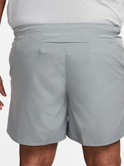 Nike Grey 7 Inch Challenger Dri-FIT 7 inch Briefs Lined Running Shorts - Image 9 of 12