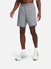 Nike Grey Challenger Dri-FIT 7 inch 2-in-1 Running Shorts - Image 1 of 9