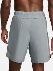 Nike Grey Challenger Dri-FIT 7 inch 2-in-1 Running Shorts - Image 2 of 9