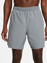 Nike Grey Challenger Dri-FIT 7 inch 2-in-1 Running Shorts - Image 3 of 9