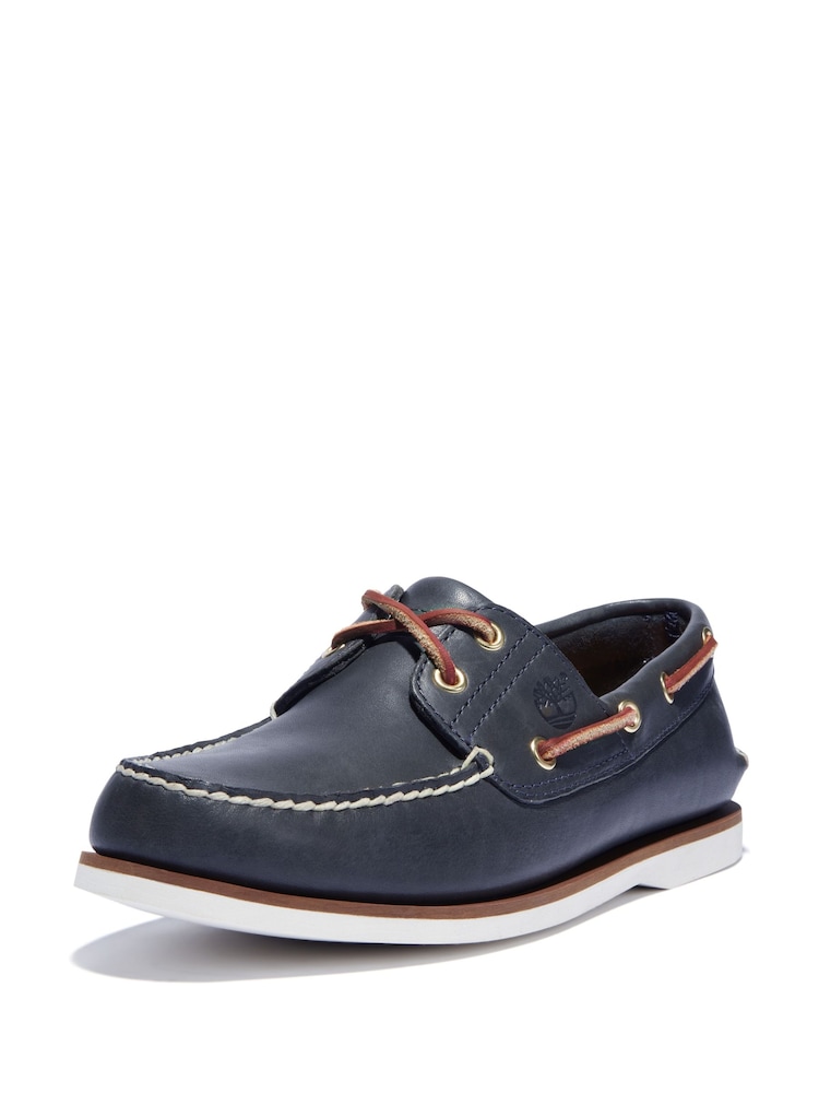 Azul marino - Náuticos clásicos con detalle de 2 ojales de Timberland para hombre - Imagen 2 de 6