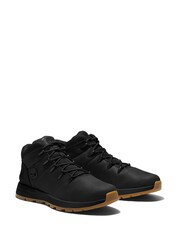 Timberland Black Sprint Trekker Mid Boots - Image 2 of 3