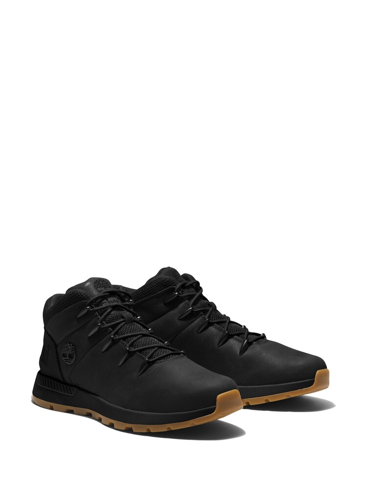 Timberland Black Sprint Trekker Mid Boots - Image 2 of 3