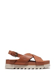 Timberland Santa Monica Sunrise Cross Band Sandals - Image 1 of 3