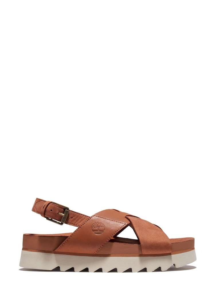 Timberland Santa Monica Sunrise Cross Band Sandals - Image 1 of 3