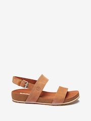 Timberland Tan Brown Malibu Waves Ankle Strap Sandals - Image 2 of 7