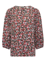M&Co Red Floral Top - Image 5 of 5
