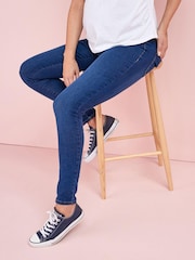 Dark Wash Maternity Denim Leggings - Image 1 of 1