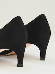 LK Bennett Black Ava Set Back Heel Courts - Image 4 of 4