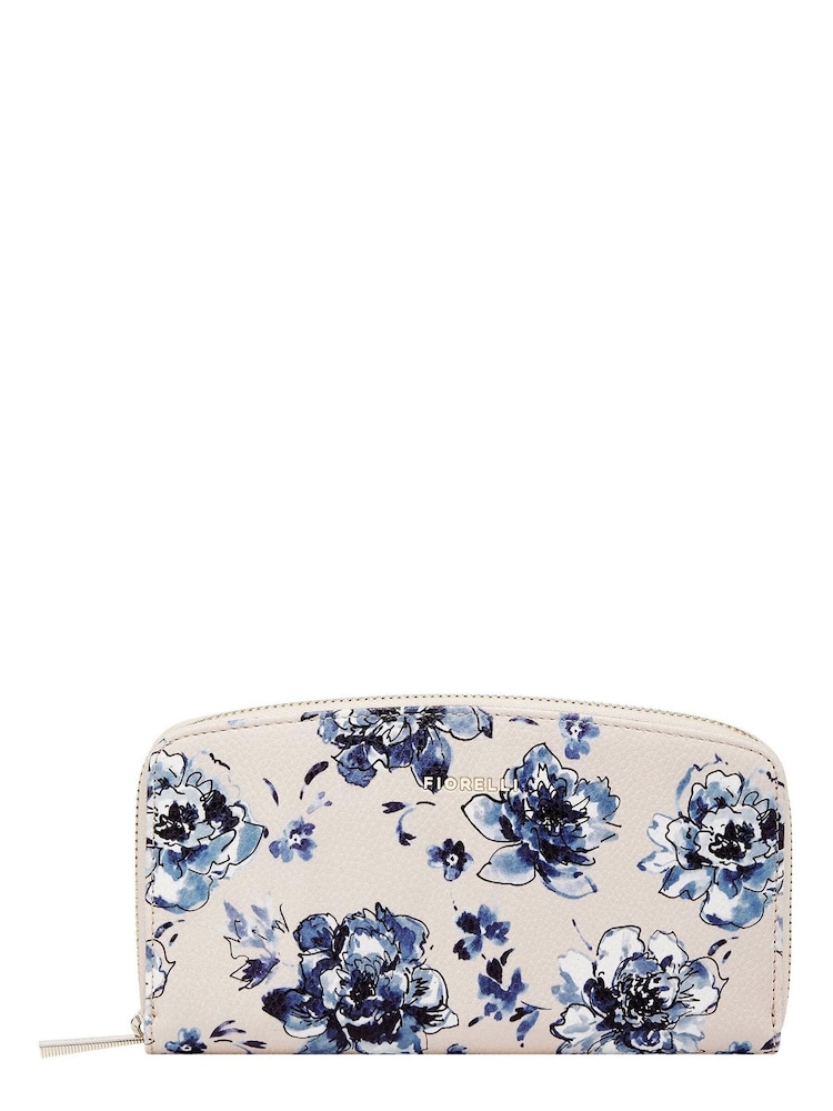 Fiorelli Large Benny Nordic Floral Zip Around Purse - Image 1 of 4