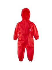 Muddy Puddles Red Originals Waterproof All-In-One Puddlesuit - Image 3 of 4