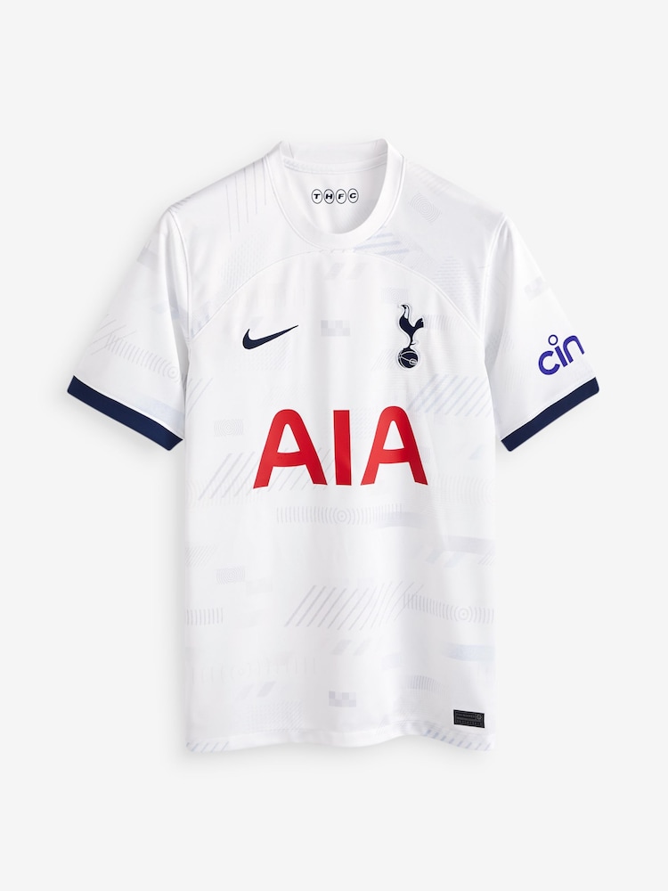 Nike White Blank Tottenham Hotspur FC Stadium 23/24 Home Football Shirt - Image 1 of 1