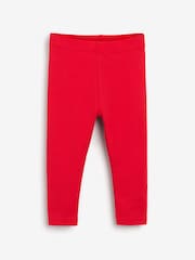 Red Plain Leggings (3mths-7yrs) - Image 1 of 6