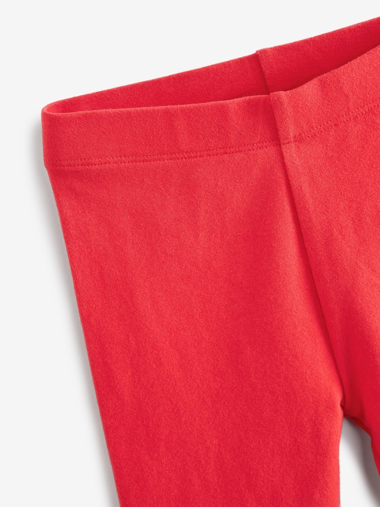 Red Plain Leggings (3mths-7yrs) - Image 5 of 6