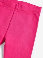 Bright Pink Plain Leggings (3mths-7yrs) - Image 3 of 3