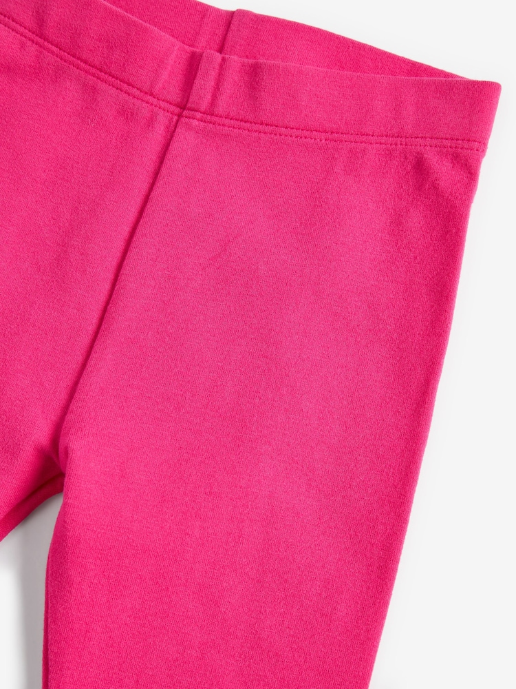 Bright Pink Plain Leggings (3mths-7yrs) - Image 3 of 3