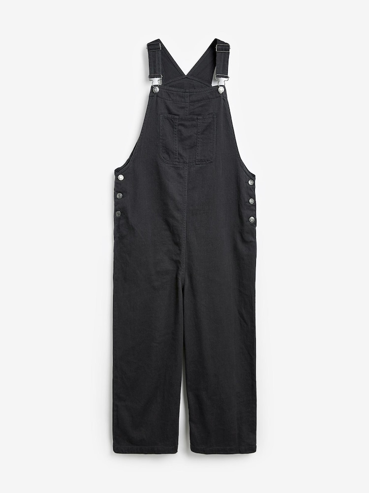 Charcoal Grey Twill Dungaree - Image 4 of 4