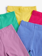Bright 5 Pack Cotton Leggings (3mths-7yrs) - Image 8 of 8