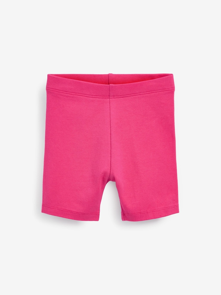 Bright 5 Pack Cotton Cycling Shorts (3mths-7yrs) - Image 2 of 8