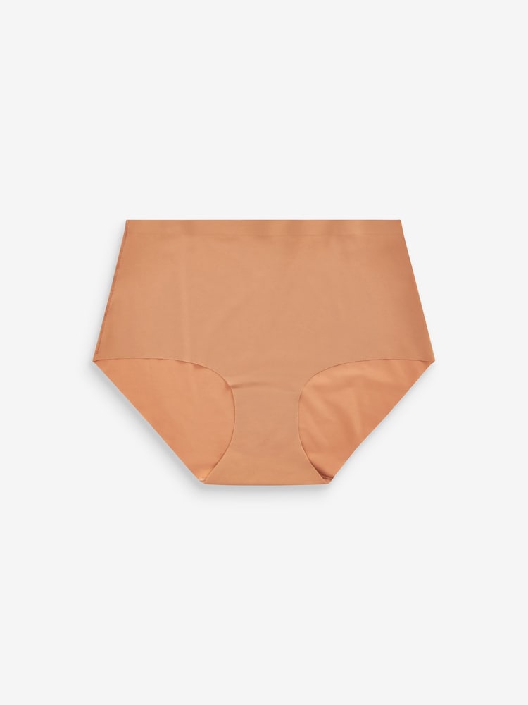 Black/Praline Nude/Chocolate Nude Midi No VPL Comfort Knickers 3 Pack - Image 11 of 13