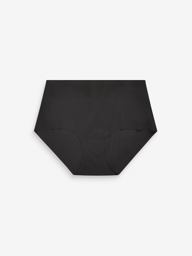 Black/Praline Nude/Chocolate Nude Midi No VPL Comfort Knickers 3 Pack - Image 12 of 13