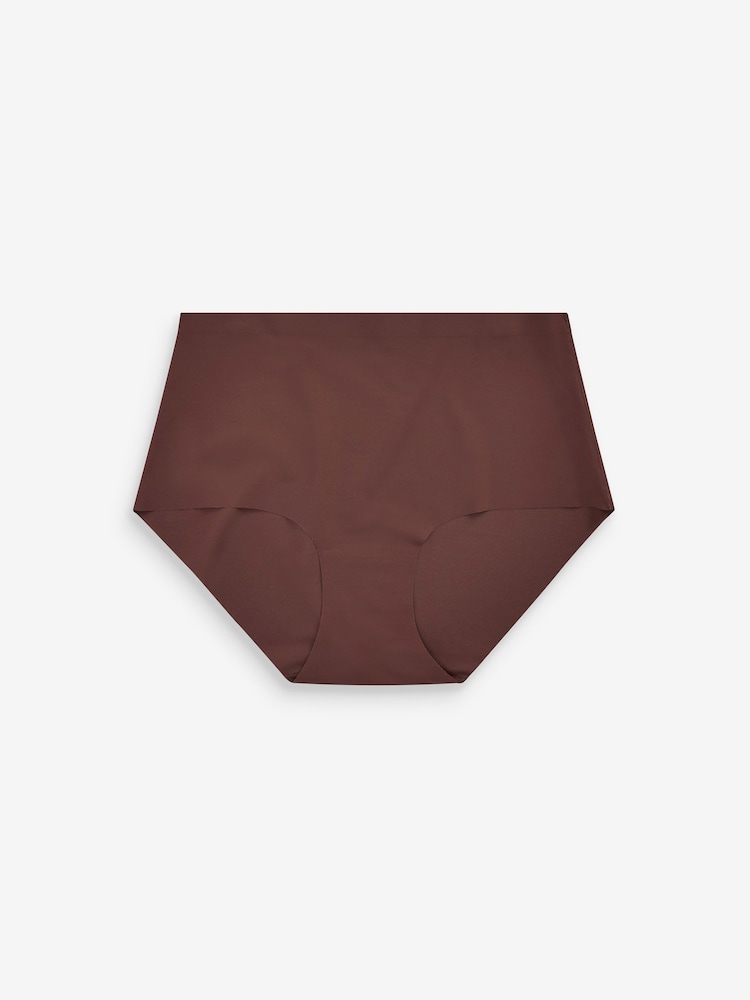 Black/Praline Nude/Chocolate Nude Midi No VPL Comfort Knickers 3 Pack - Image 13 of 13