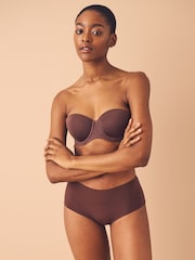 Black/Praline Nude/Chocolate Nude Midi No VPL Comfort Knickers 3 Pack - Image 2 of 13