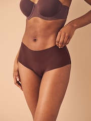 Black/Praline Nude/Chocolate Nude Midi No VPL Comfort Knickers 3 Pack - Image 3 of 13