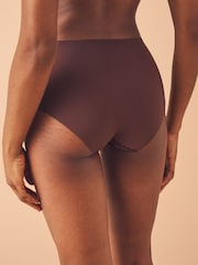 Black/Praline Nude/Chocolate Nude Midi No VPL Comfort Knickers 3 Pack - Image 7 of 13
