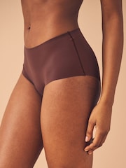 Black/Praline Nude/Chocolate Nude Midi No VPL Comfort Knickers 3 Pack - Image 9 of 13