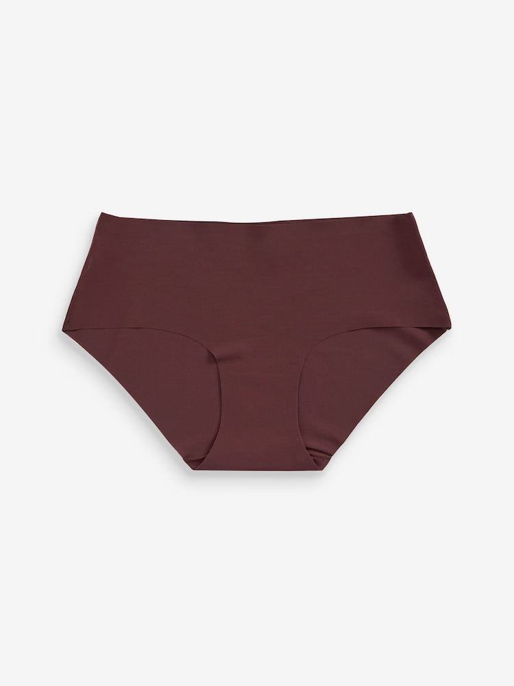 Black/Praline Nude/Chocolate Nude Short No VPL Comfort Knickers 3 Pack - Image 11 of 11
