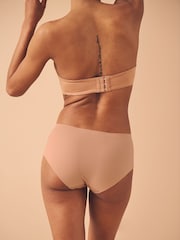Black/Praline Nude/Chocolate Nude Short No VPL Comfort Knickers 3 Pack - Image 5 of 11