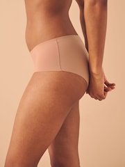 Black/Praline Nude/Chocolate Nude Short No VPL Comfort Knickers 3 Pack - Image 6 of 11