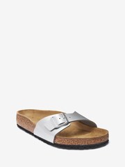 Birkenstock Silver Madrid Birko Flor Sandals - Image 2 of 4