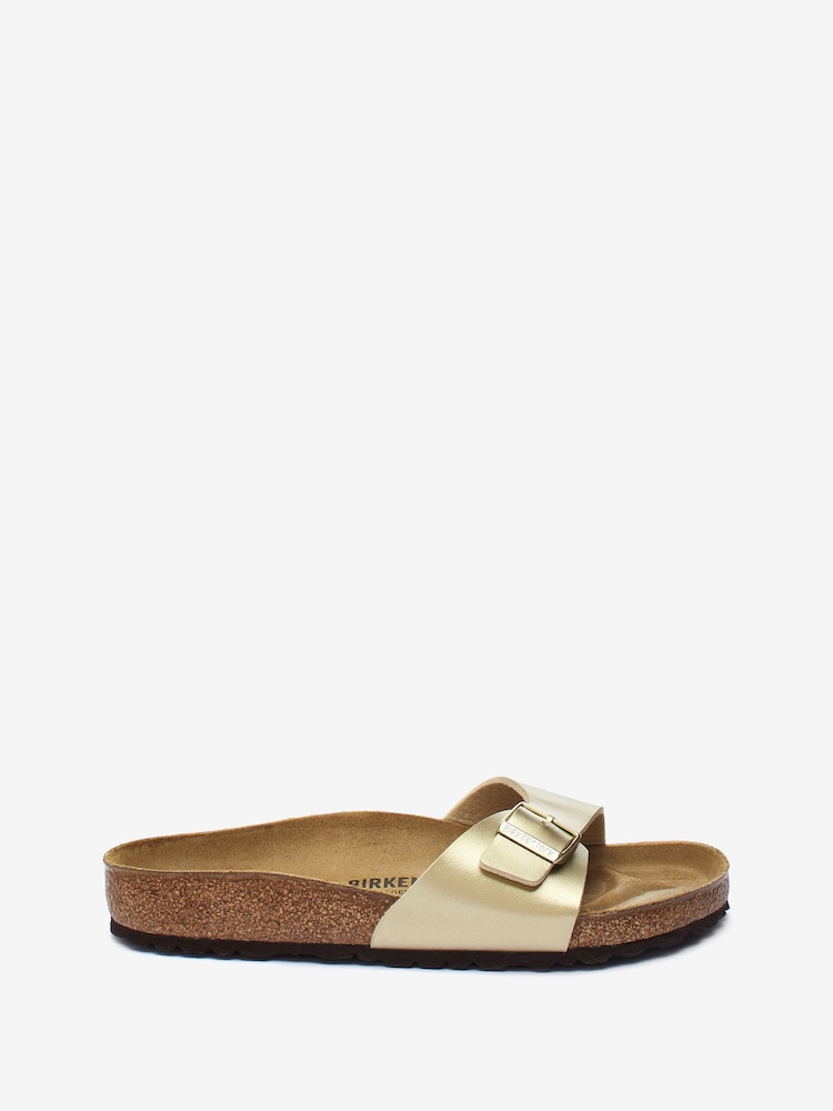 Birkenstock Gold Madrid Birko Flor Sandals - Image 1 of 4