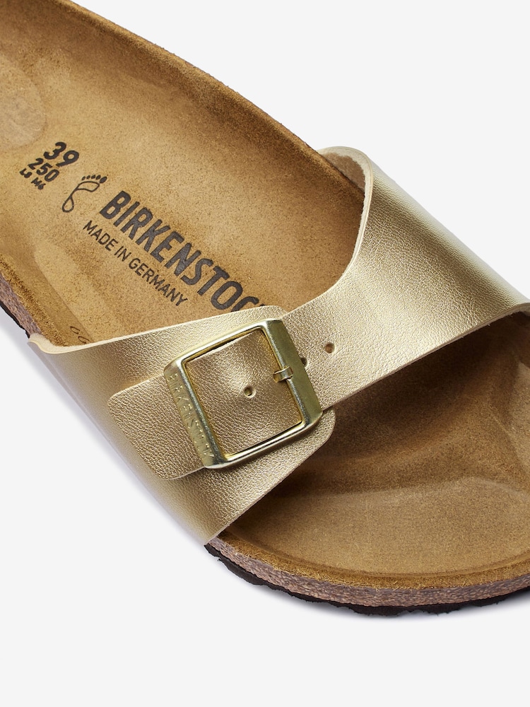 Birkenstock Gold Madrid Birko Flor Sandals - Image 4 of 4